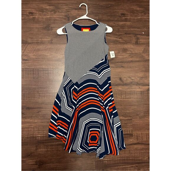 Maeve Anthropologie Cameron Asymmetric Swing Dress, Sz XS, MSRP $138 - Picture 1 of 8